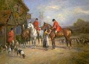 unknow artist Classical hunting fox, Equestrian and Beautiful Horses, 175. oil on canvas